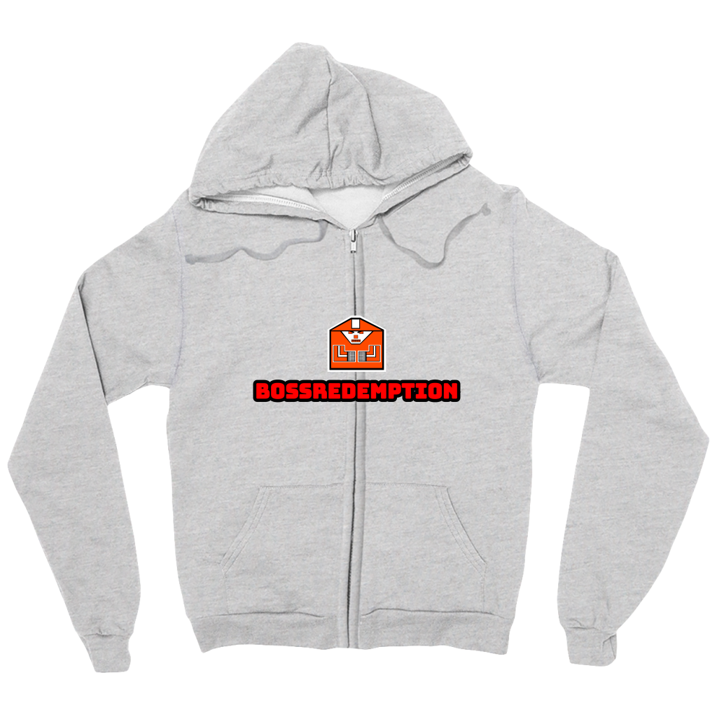 Orange Hoodie zipuphoodie bossredemption's store SE.Merch