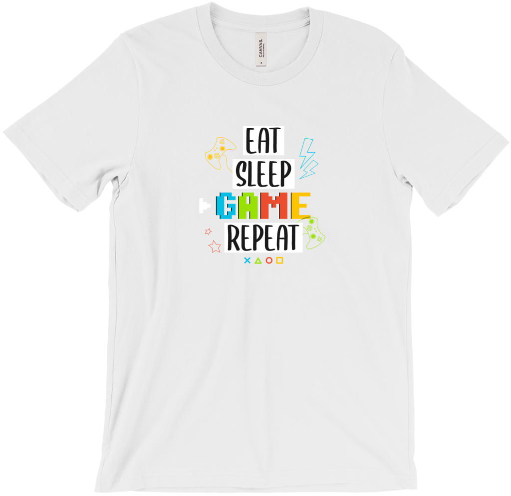 Eat Sleep Game Repeat T Shirt Westcoastutds Store Semerch