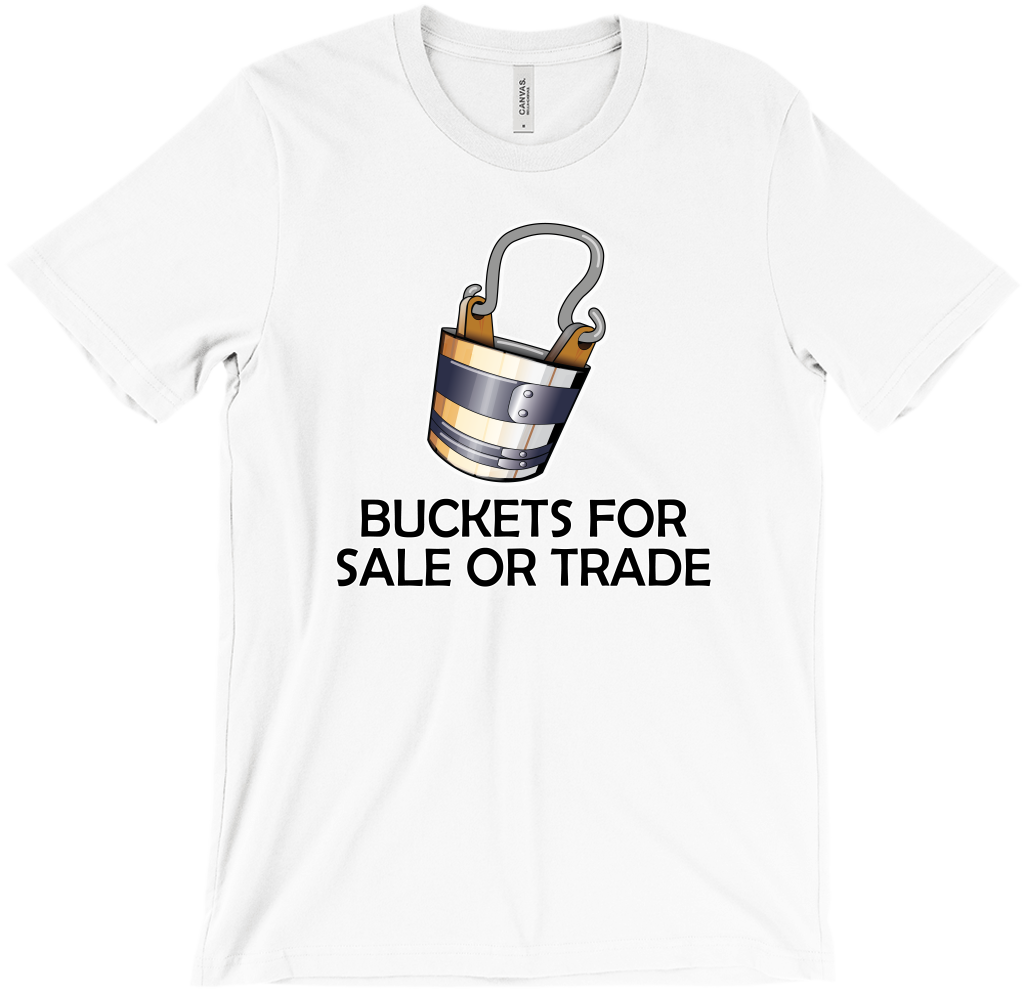 Buckets for Sale or Trade TShirts roscogrowler's store SE.Merch